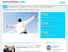 Tablet Screenshot of employmentking.co.uk